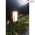Lutec path light QUBO 1 flame, Bluetooth controllable IP54, anthracite